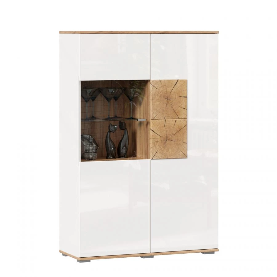 Right-Swing Cabinet Fiji LD.659170.000 (Golden Oak/White)