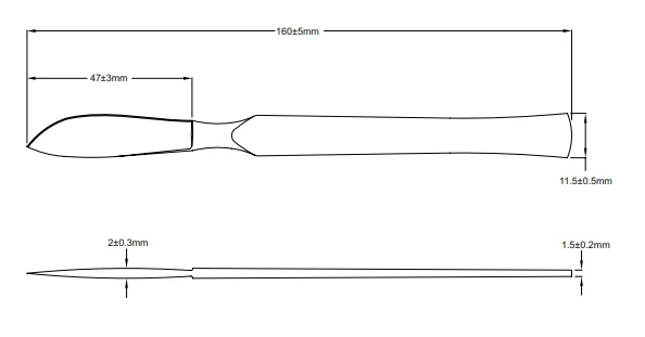 Surgical Scalpel 08.0011.05 - Precision Cutting Instrument