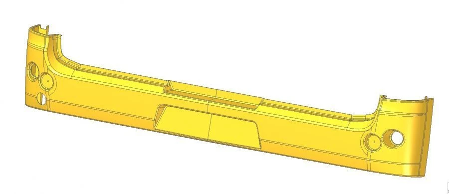 Rear Bumper for LiAZ 5292, Component Code LK 5292-5601270