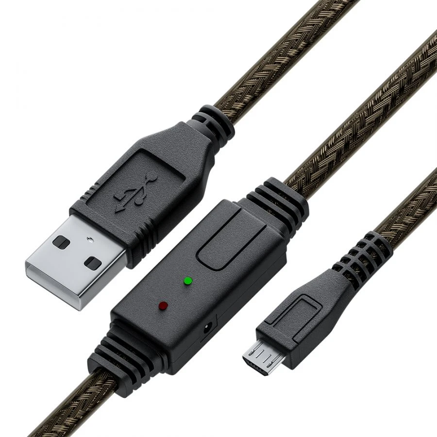 Active Micro USB Cable for Mobile Devices, Model GCR-UAa1