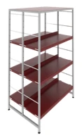 Metal Shelf Unit 900x570x1152 mm - 3 Shelves