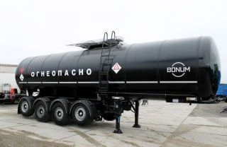 BONUM 928111 Semi-Trailer Tank - 4 Axles, Heating System Option
