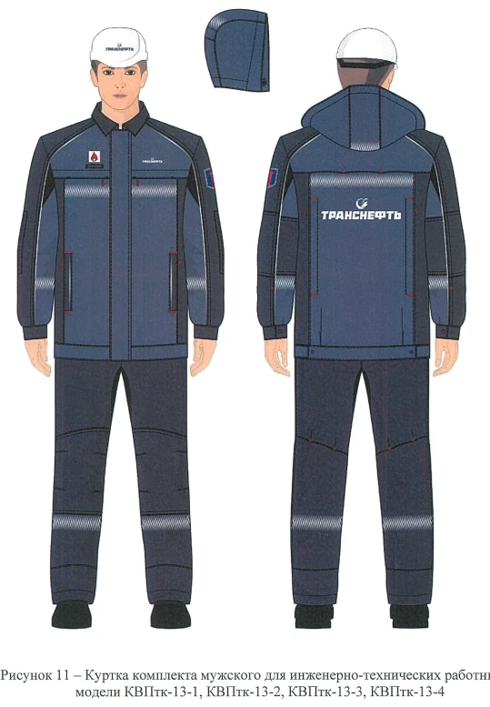 Men's Protective Clothing Kit for High Temperature Work - Jacket and Overalls
