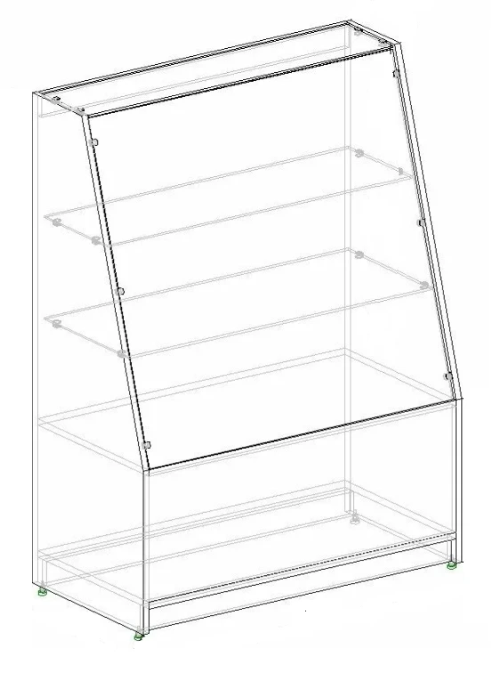Medical Display Cabinet for Pharmaceuticals RL 07/10