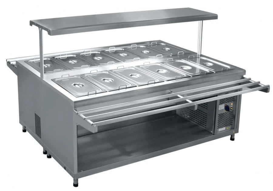 Salad Bar Refrigerated Display Unit PВВ(Н)-140CM-02 Eco Series