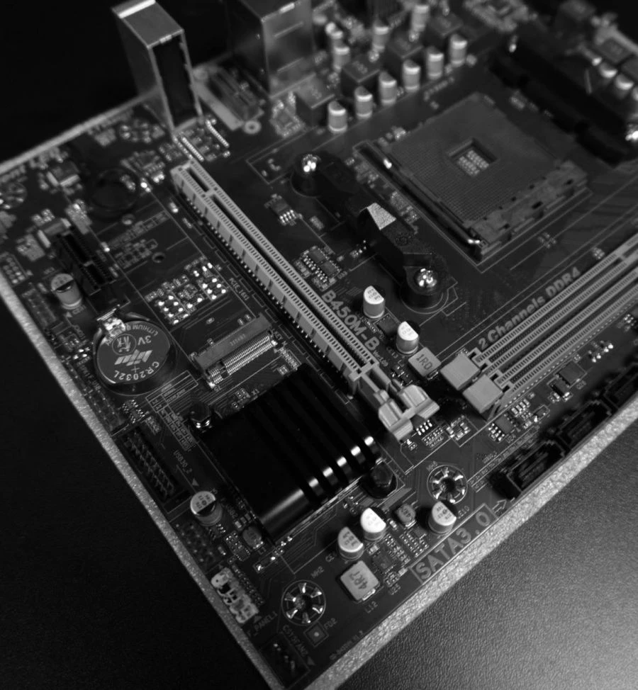 Life Tech B450M-B Motherboard for System Blocks & Electronics