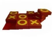 Tic-Tac-Toe Game Set - Soft Foam with Artificial Leather Cover