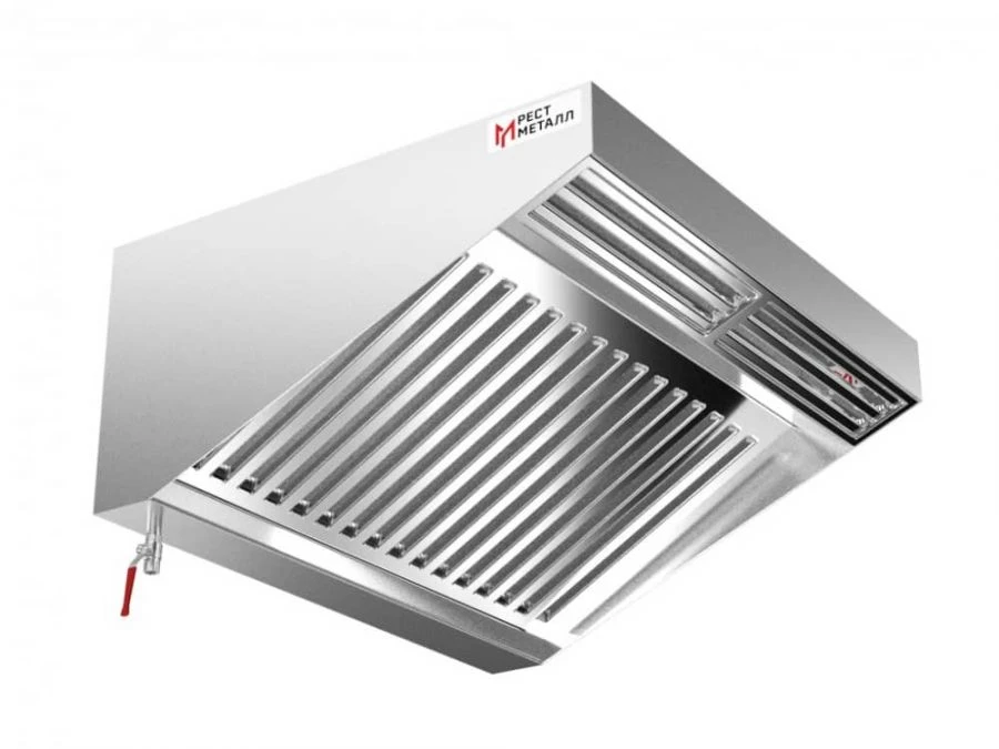 Wall-Mounted Supply and Exhaust Canopy, Model ZPVP