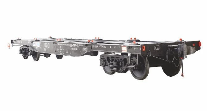 Heavy-Duty Container Flat Wagon with 23.5 Ton Load Capacity" model 13-1258-01