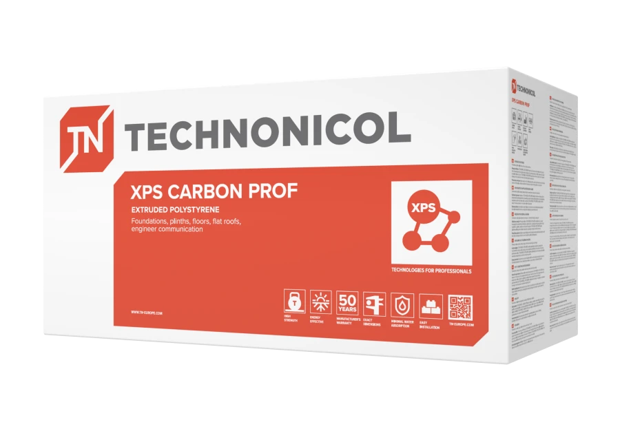 Extruded Polystyrene Board TECHNONICOL CARBON PROF 300