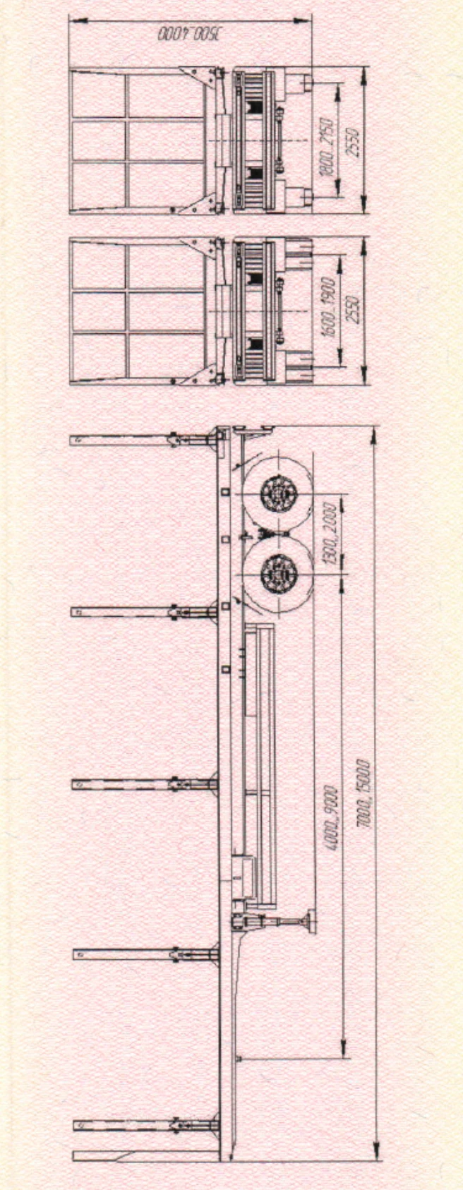 Timber Transport Semi-Trailer UST 94655L