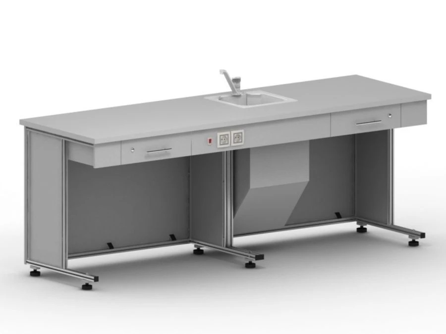 Laboratory Demonstration Table with Sink