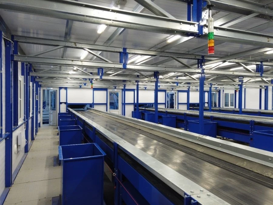 Sorting Conveyor for Solid Waste Transport TS1-0775