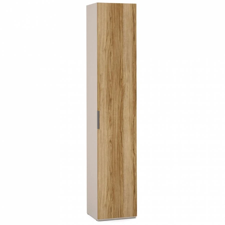 SOHO FCC-02.DS/DT Modular Cabinet with 1 Door and 5 Shelves, 400mm Depth (Oak Finish)