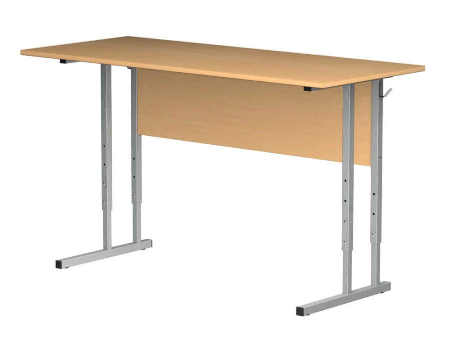 Adjustable Height Two-Person Student Desk