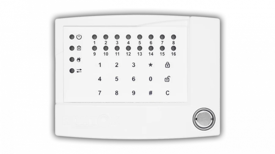 16-Channel NFC Keyboard in M4 Enclosure - PPKOP-16