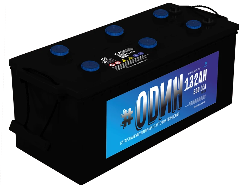 Lead Acid Battery for Starting Piston Engines AKB 6ST-132 "#ONE