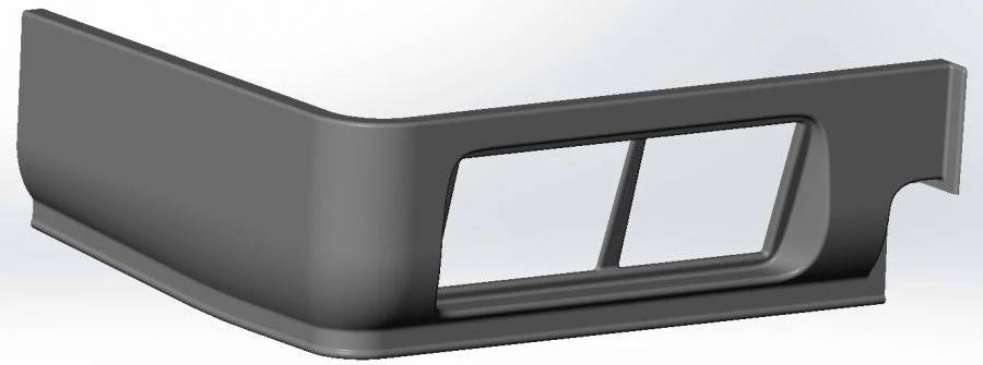 Rear Left Podium Cladding for Vehicles - Model 5299-401-5102051-10