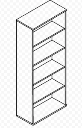 Open Storage Cabinet RL 02/06