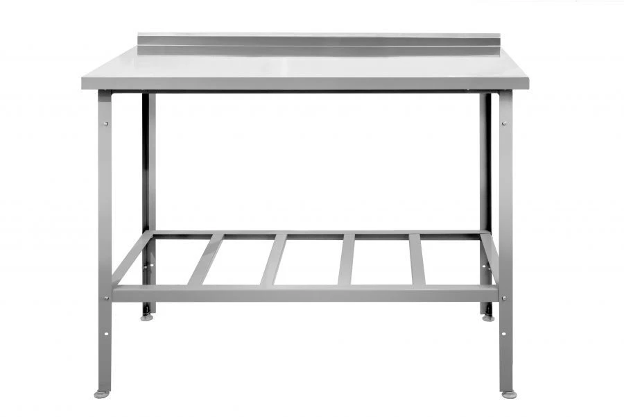 Production Table with Mesh Shelf, Wall-Mounted, SPRO 6*6