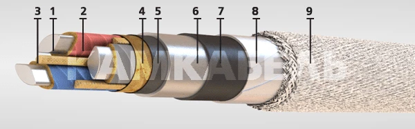 Power Cable with Aluminum Core AABV-10 3x50 (Insulated)
