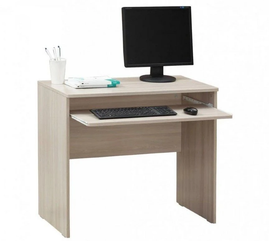 Computer Desk with Pull-Out Keyboard Shelf