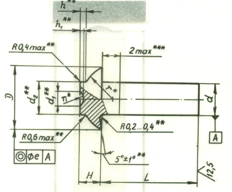 Flat-Rounded Head Rivets with Compensator, OST 1 34048-86