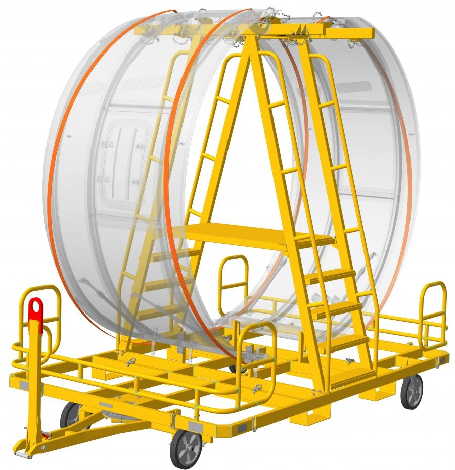 Fan Shutter Transport Cart for MS-21 Aircraft ARD-103