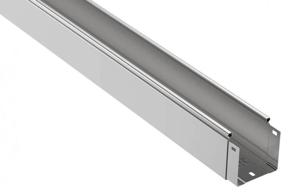 Non-Perforated Cable Tray 100x100x3000 RAL 9016 CLNK10-100-100-3
