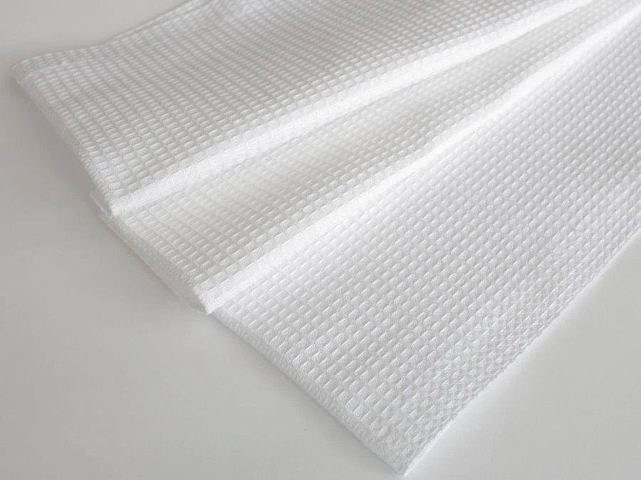 Bleached Cotton Terry Cloth Waffle Weave Art. 1151