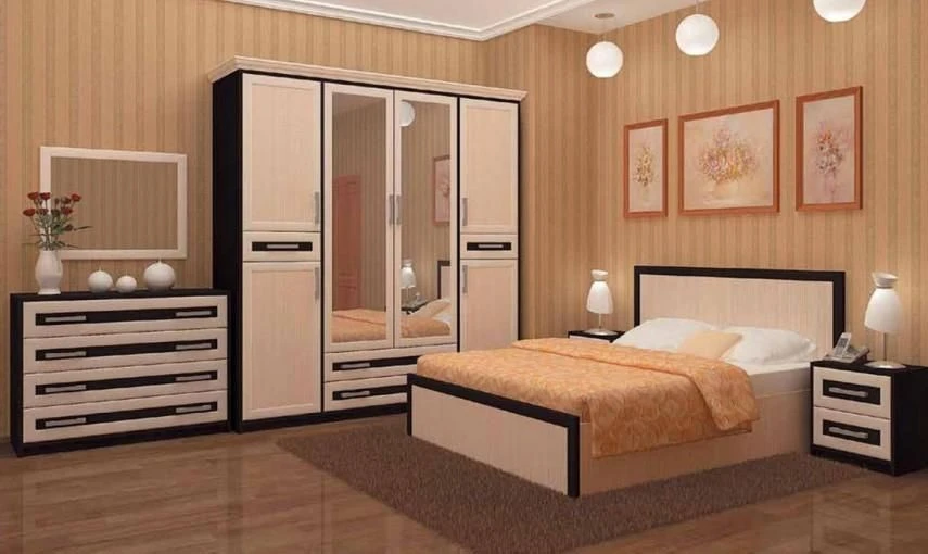 Wooden Furniture Set with PVC Edge Banding