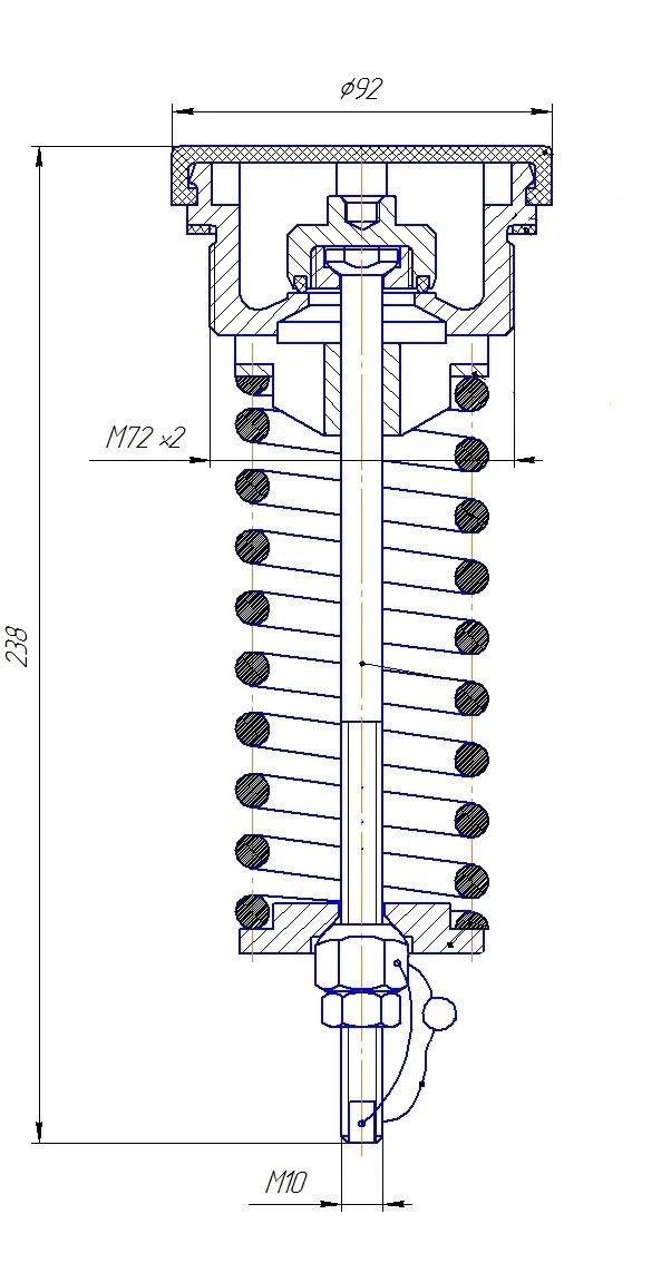GT7-171325 DN25 Safety Valve for LPG and Ammonia Release