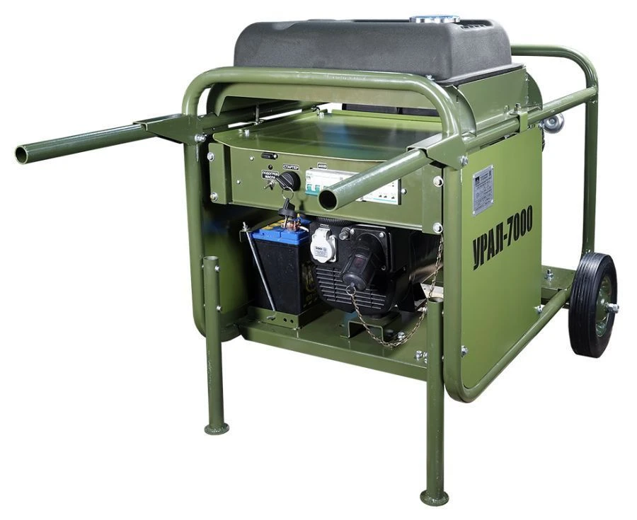 Ural-7000 Diesel Generator for Three-Phase Power Supply