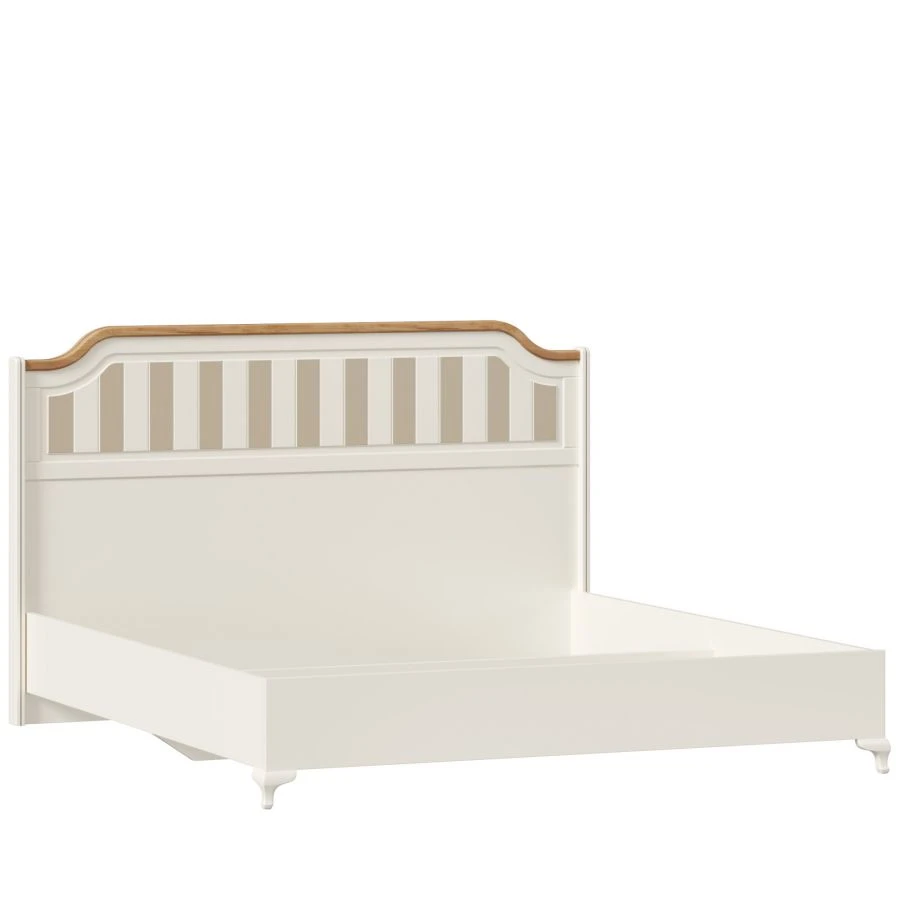 Villaggio Bed 1800*2000 (Alabaster/Golden Oak)