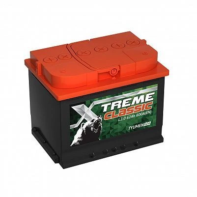 Lead Acid Starter Battery for Internal Combustion Engines 12V 62Ah Xtreme CLASSIC