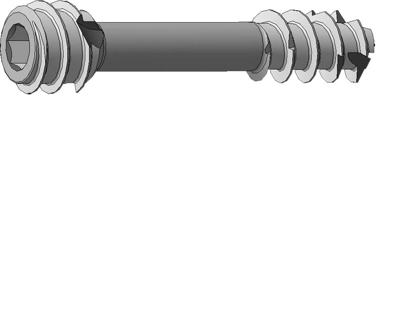Cancellous Compression Screws Ø 7.3/9.3 mm, Length 40-150 mm, Step 5 mm, No. 415.0XX