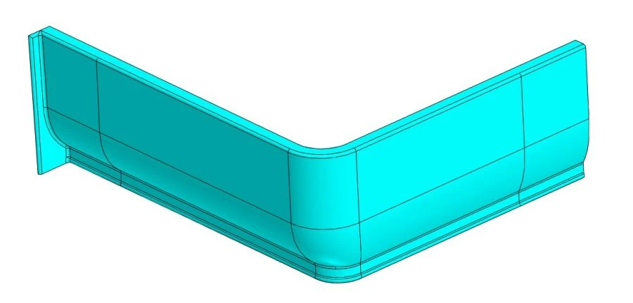 Front Left Podium Cover for Vehicles - Model 6282-401-5102035-27
