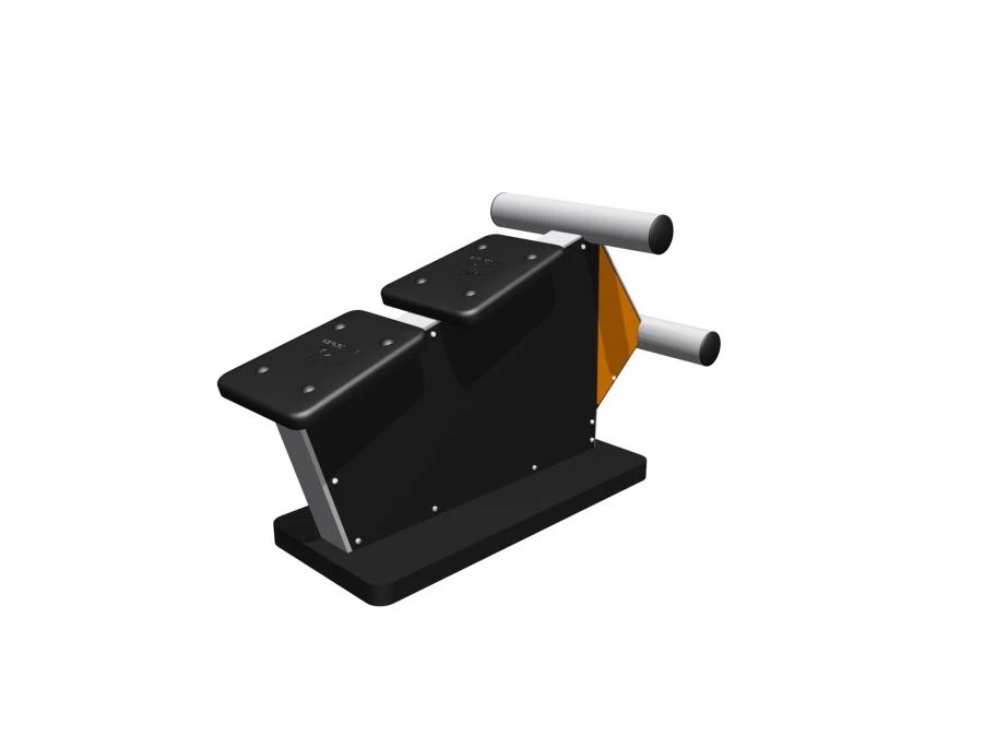 Outdoor Stationary Ab Bench for Physical Development - Romana 207.02.04