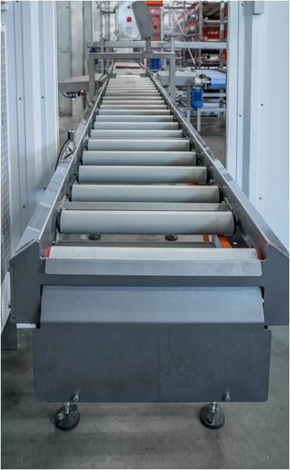 Roller Conveyors for Food Product Transportation, Open or Packaged