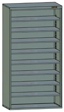 Tool Storage Cabinet without Doors, Lock, or Trays - SHI Model
