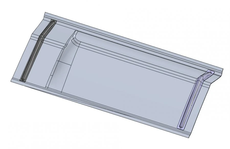 Right Rear Ceiling Panel for Vehicles 5299231-5702050-50