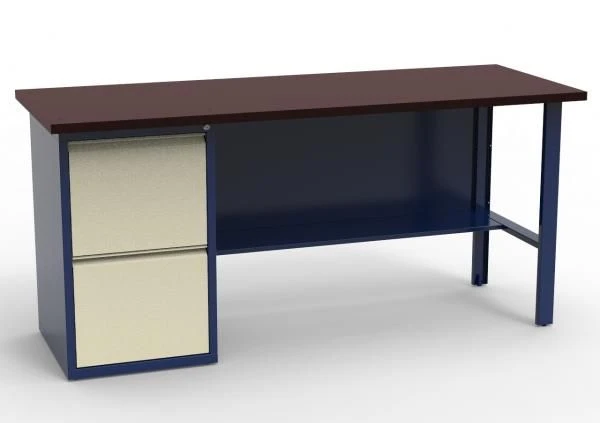 Single-Column Workbench SV-1T.02.00.19.FL with Laminate Plywood Top