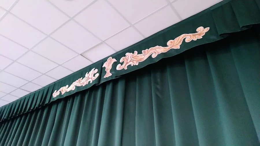 Short Curtain "Arlekin" Model 00005