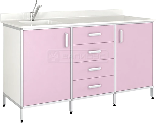 Mobile Sink Cabinet TП-6ЛКН with Drawers