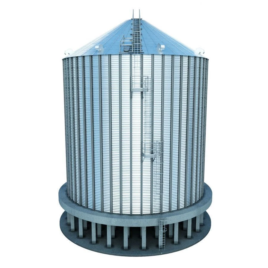 Metal Grain Silo with Flat Bottom for Food Industry SP1128-12.7/9