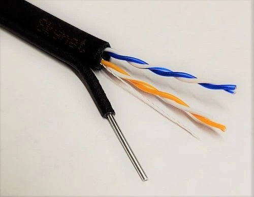 Кабель Skynet Premium UTP cat 5e PE 2x2x0,51 Cu Outdoor Steel Rope ТУ 3574-001-49375579-2016