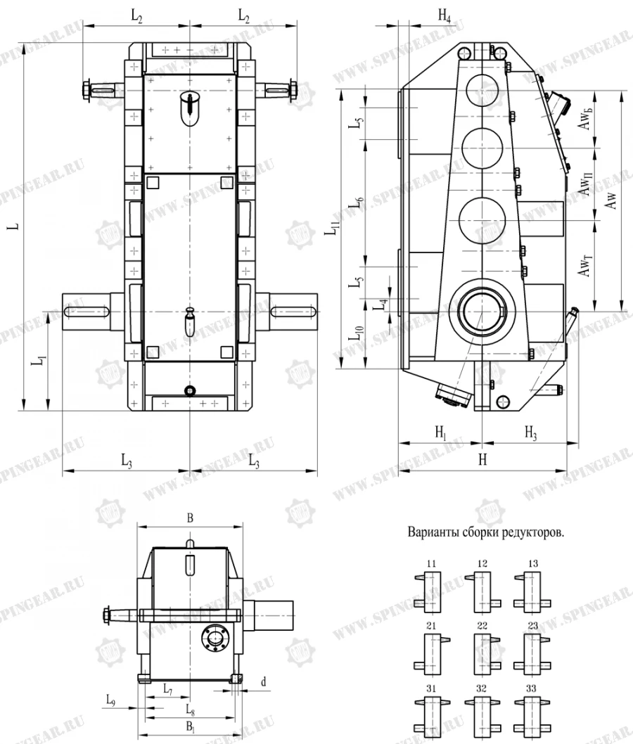 Vertical Crane Reducer VKU-765SPH