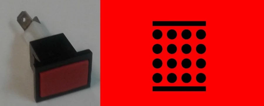 Control Lamp for Air Filter Blockage 2212.3803-20A