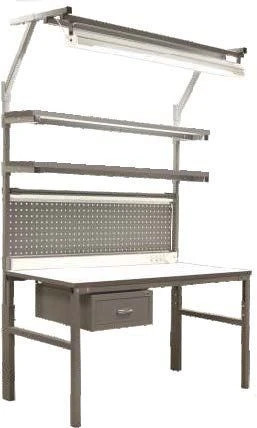 Universal Work Desk TW - Classic Metal Frame Design