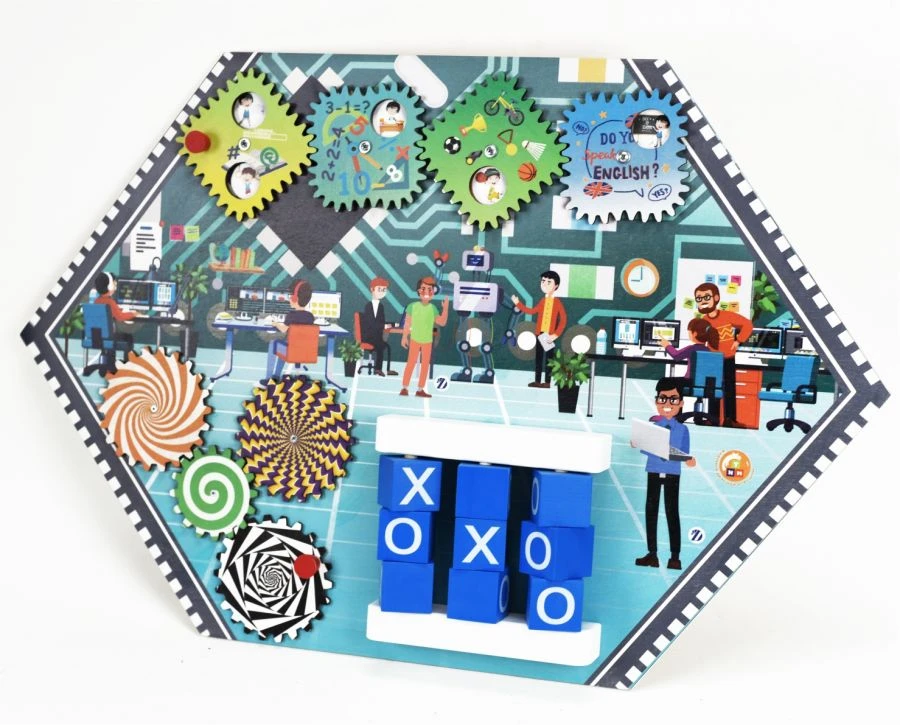 Educational Wall Board for Programmers - Series Learning Professions